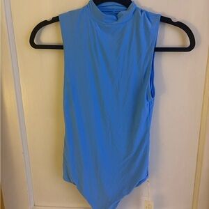 Aerie Sleeveless Blue Bodysuit